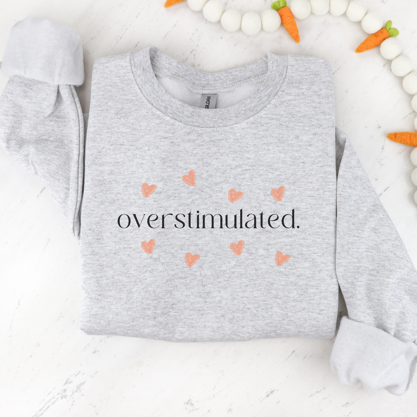 [GILDAN] overstimulated Hearts Sweatshirt